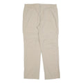 TREVOLUTION Mens Relaxed Beige Polyester Blend Zip Trousers W38 L32 Casual