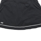 FILA Womens Black Polyester Blend Mini Skort S Sportswear Casual Activewear