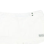 SERGIO TACCHINI Womens White Skort Tennis Sport Short Woven Cotton Blend M
