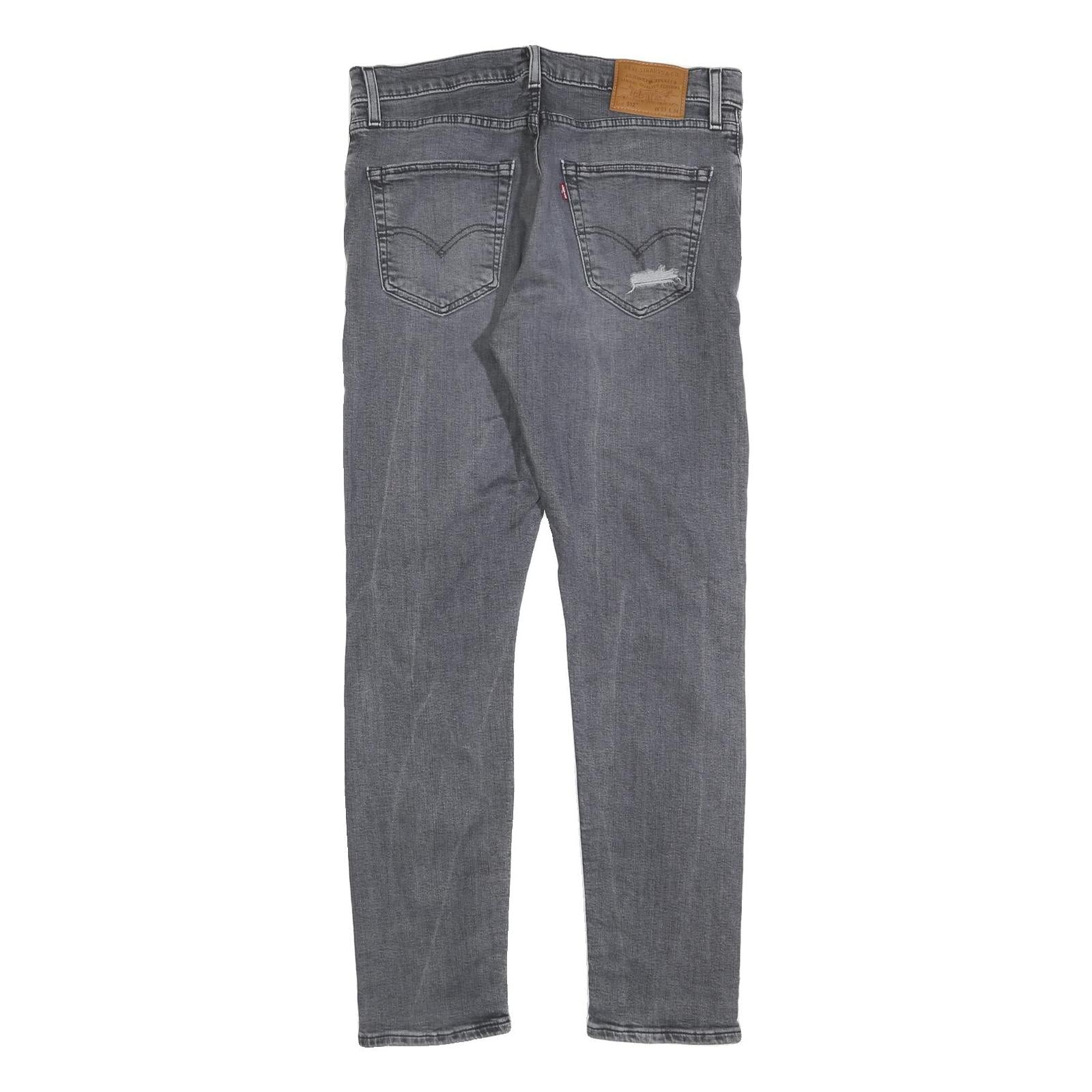 LEVI'S 512 BIG E Mens Slim Skinny Denim Medium Wash W33 L31 Distressed Jeans