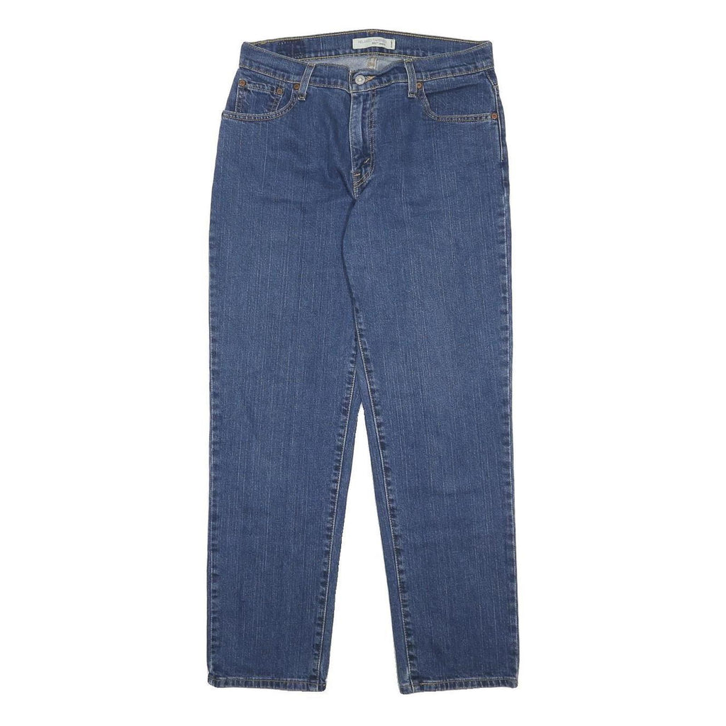 LEVI'S 550 Tapered Womens Jeans Blue Relaxed Denim Medium W30 L29 Comfortable