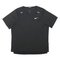 NIKE RUNNING Mens Black Crew Neck Short Sleeve T-Shirt Athletic L