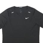 NIKE RUNNING Mens Black Crew Neck Short Sleeve T-Shirt Athletic L