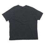 ADIDAS Mens Black Sportswear T-Shirt 2XL Short Sleeve Crew Neck Cotton Blend