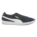 PUMA Suede Classic Womens Low Top Trainers Black & White Synthetic UK 6 Casual