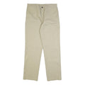 DICKIES Mens Regular Beige Cotton Blend Regular Fit Trousers W36 L34 Workwear