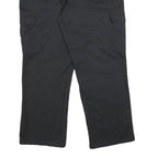 DICKIES Mens Black Relaxed Cargo Trousers W38 L30 Cotton Blend Workwear