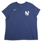 NIKE New York Yankees Womens T-Shirt Blue USA 2XL