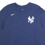 NIKE New York Yankees Womens T-Shirt Blue USA 2XL