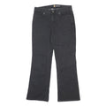 CARHARTT Womens Regular Fit Black Denim Straight Jeans W30 L28 Original Fit Zip