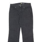 CARHARTT Womens Regular Fit Black Denim Straight Jeans W30 L28 Original Fit Zip