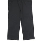 DICKIES Mens Cotton Blend Black Regular Straight Trousers W30 L31 Workwear