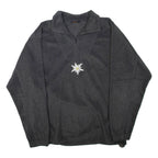 RONWEIL Womens Sweatshirt Grey Collared L