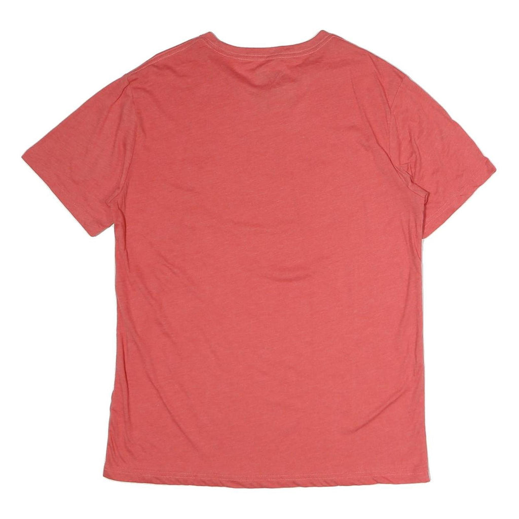 MAD ENGINE Mens Red USA Graphic T-Shirt L Short Sleeve Crew Neck Cotton Casual