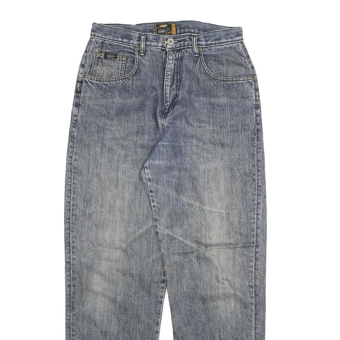JAG Womens Jeans Blue Relaxed Straight Denim Medium W28 L27 Classic Fit Casual