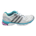 ADIDAS Response Cushion 22 Womens Trainers UK 4.5 White Grey & Turquoise
