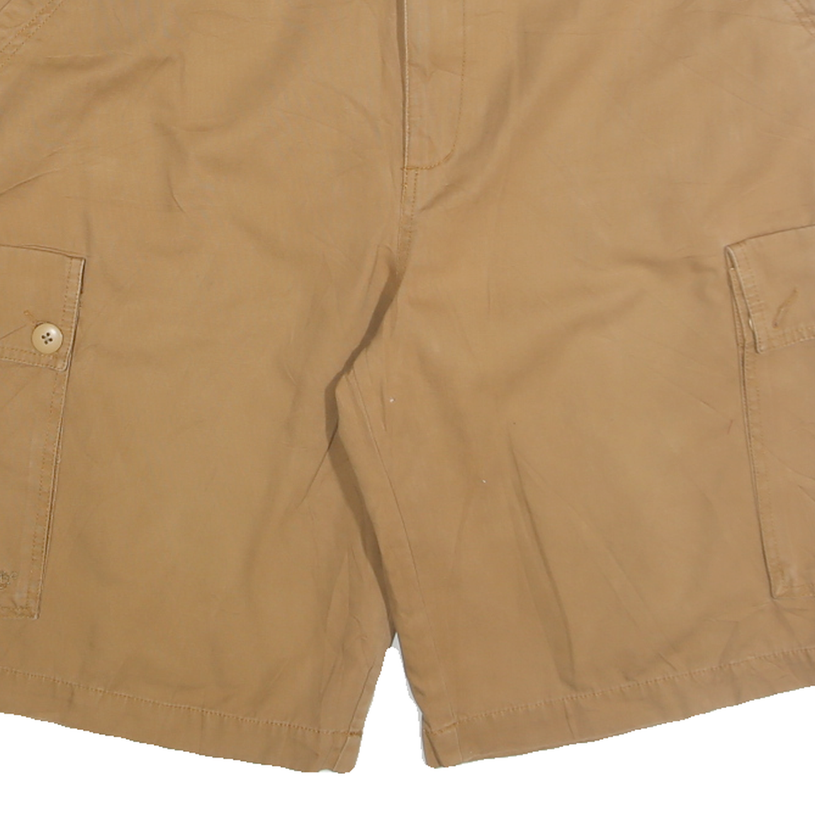 TIMBERLAND Mens Cargo Beige XL W38 Cotton Blend Shorts Casual Pocketed