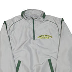 Mens Grey & Green Oregon Ducks Track Zip Jacket XL Polyester Blend Plain Sport
