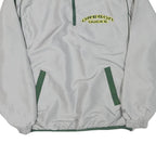 Mens Grey & Green Oregon Ducks Track Zip Jacket XL Polyester Blend Plain Sport