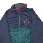 DUNBROOKE Mens Blue & Green Oregon Ambassadors Of Music Sports Zip Jacket S