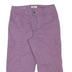 CARIBBEAN JOE Womens Purple Cargo Casual Shorts M W29 Lightweight Cotton Blend