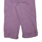 CARIBBEAN JOE Womens Purple Cargo Casual Shorts M W29 Lightweight Cotton Blend