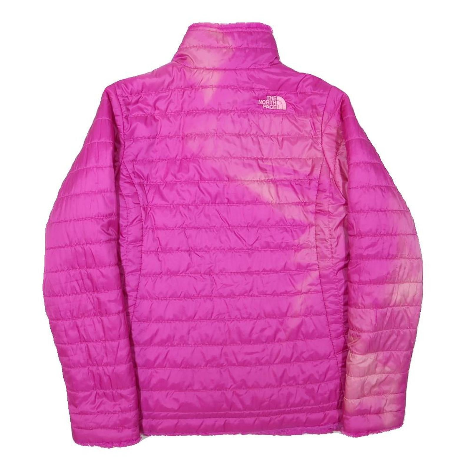 THE NORTH FACE Womens Pink Jacket XS Polyester Blend Quilted Zip Outdoor Warm