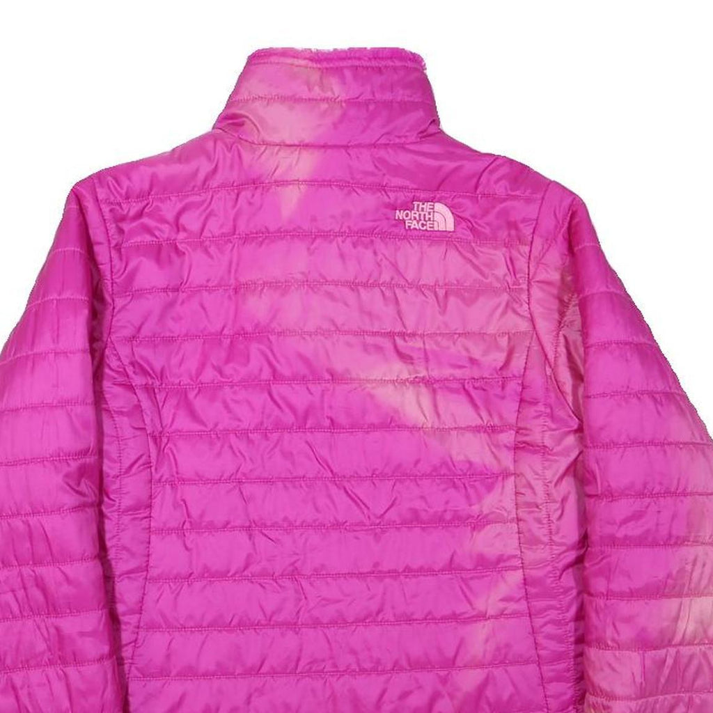 THE NORTH FACE Womens Pink Jacket XS Polyester Blend Quilted Zip Outdoor Warm