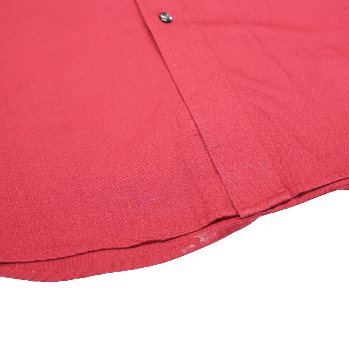 TOMMY HILFIGER Mens Red Shirt L Cotton Button Down Long Sleeve Classic Fit