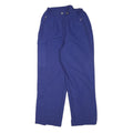 Womens Relaxed Royal Blue Polyester Blend Cargo Trousers W25 L28 Zip Closure
