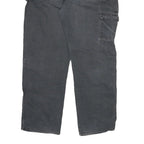 DICKIES Mens Jeans Black Regular Straight Denim Medium W38 L32 Workwear Zip