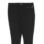 DKNY Womens Black Joggers L W32 L26 Zip Pocket Slim Straight Leg