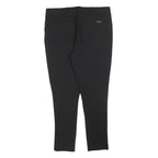 DKNY Womens Black Joggers L W32 L26 Zip Pocket Slim Straight Leg
