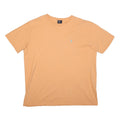 POLO RALPH LAUREN Mens Peach Cotton T-Shirt L Short Sleeve Crew Neck Classic