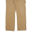DICKIES Mens Jeans Beige Relaxed Straight Denim W32 L32 Workwear Zip Closure