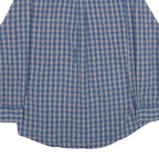 TIMBERLAND Mens Blue Check Shirt S Button-Down Collar Long Sleeve Cotton Casual