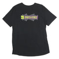 NIKE Mens Black Sports & Fitness Graphic T-Shirt M Short Sleeve Crew Neck