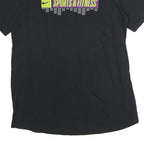NIKE Mens Black Sports & Fitness Graphic T-Shirt M Short Sleeve Crew Neck