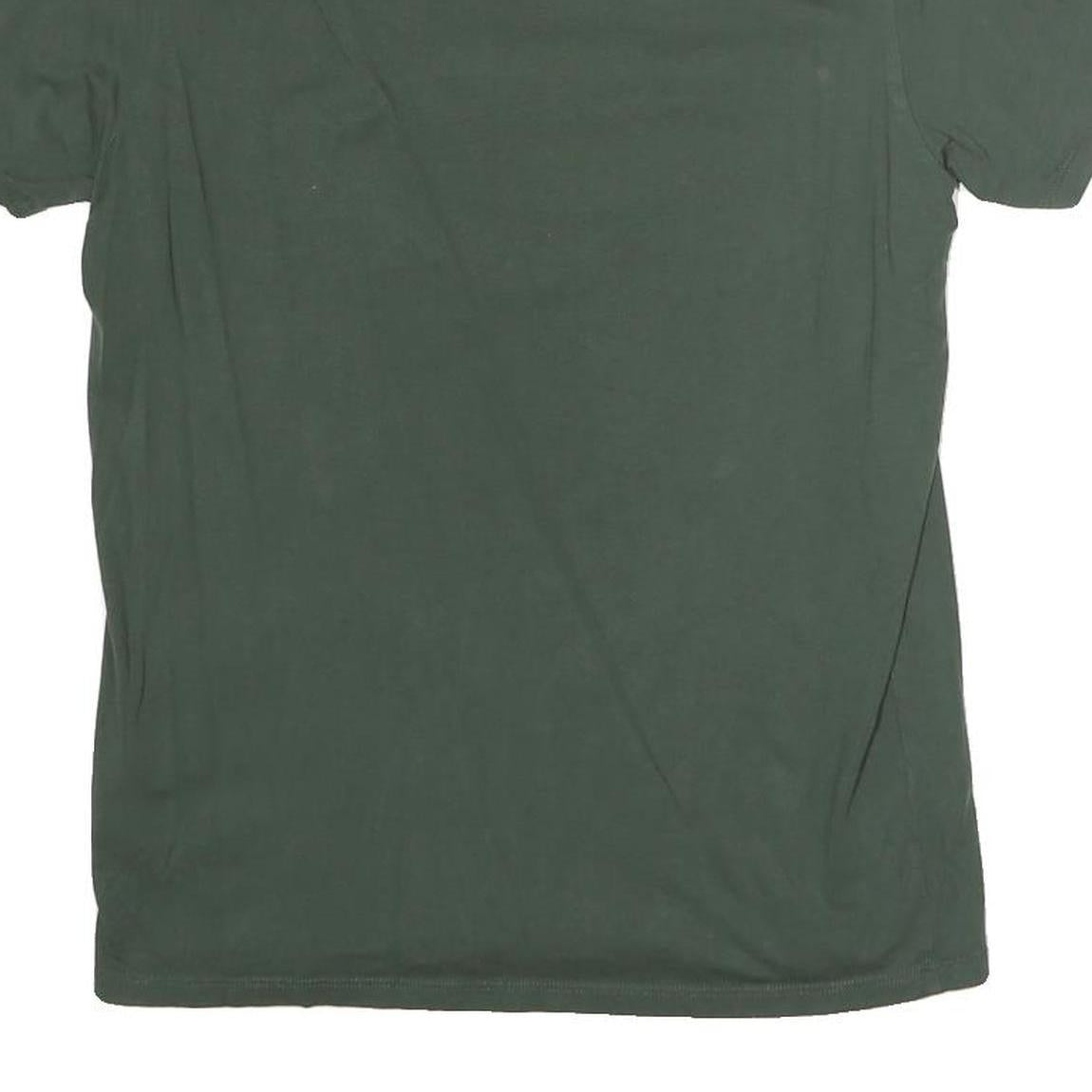 GUESS Mens Green M Cotton Graphic T-Shirt Short Sleeve Crew Neck Logo