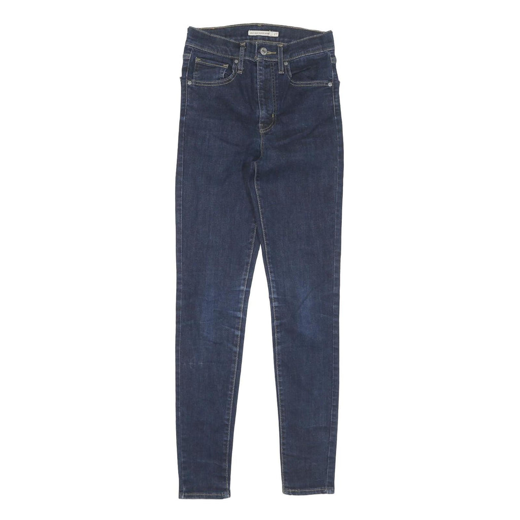 LEVI'S Womens Jeans Blue Regular Skinny Denim Medium W27 L29 Classic Style