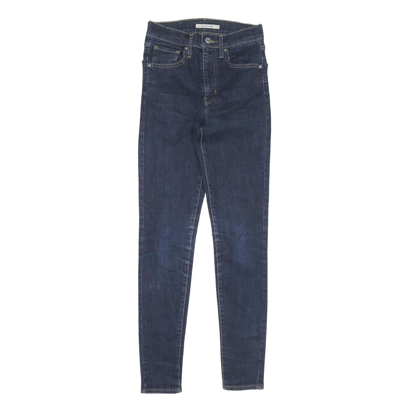 LEVI'S Womens Jeans Blue Regular Skinny Denim Medium W27 L29 Classic Style