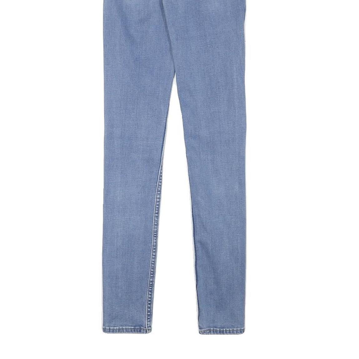 LEVI'S Womens Slim Light Blue Denim Jeans W20 L28 Zip Cotton Blend Skinny Fit