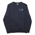 PUMA Mens Navy Sweatshirt Crew Neck M Cotton Blend Casual Pullover
