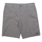 DICKIES Mens Shorts Grey Casual Cotton Blend 2XL W42 Comfortable Workwear