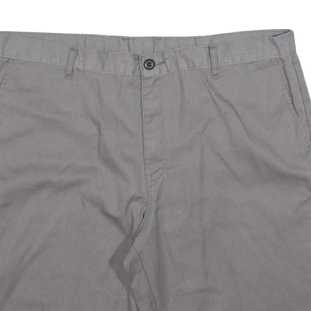 DICKIES Mens Shorts Grey Casual Cotton Blend 2XL W42 Comfortable Workwear
