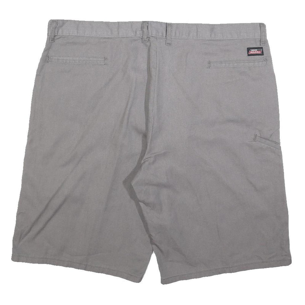 DICKIES Mens Shorts Grey Casual Cotton Blend 2XL W42 Comfortable Workwear