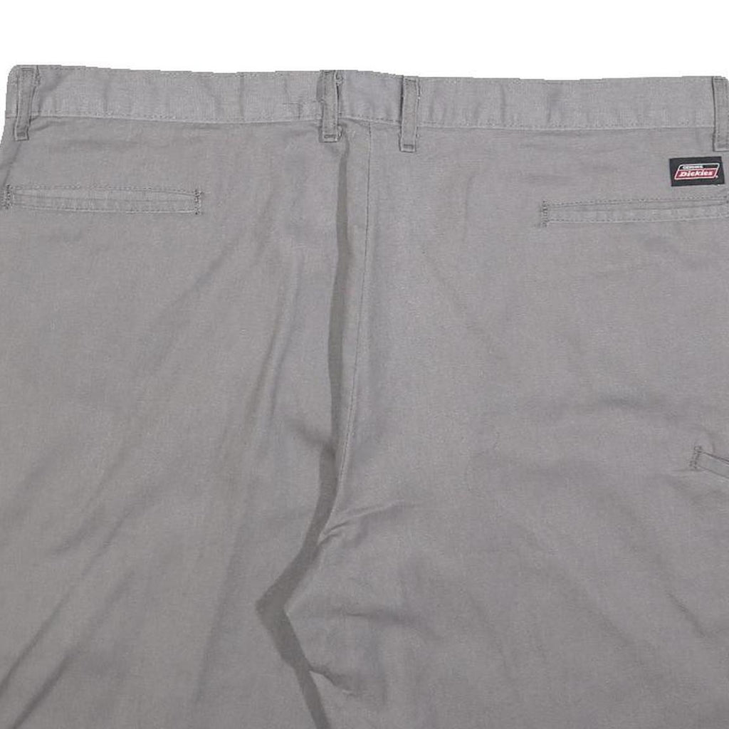 DICKIES Mens Shorts Grey Casual Cotton Blend 2XL W42 Comfortable Workwear