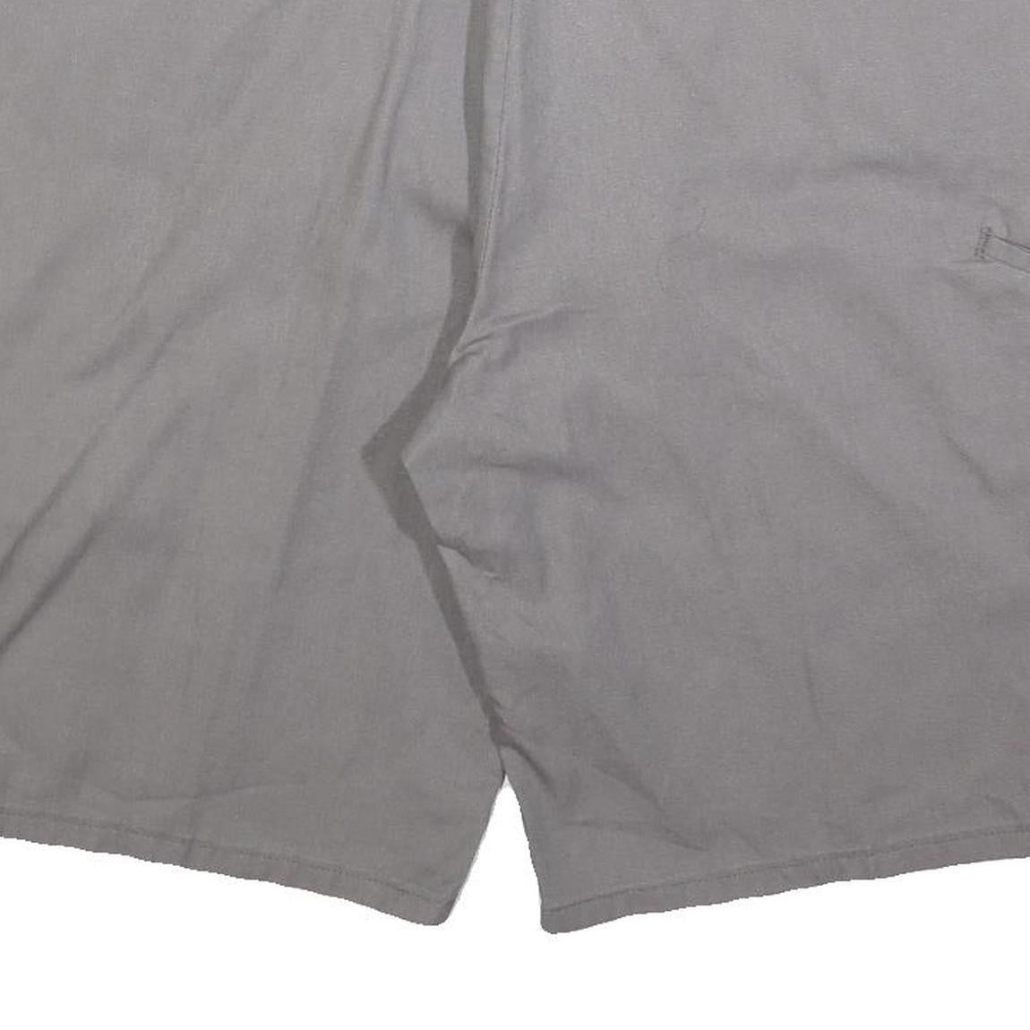 DICKIES Mens Shorts Grey Casual Cotton Blend 2XL W42 Comfortable Workwear