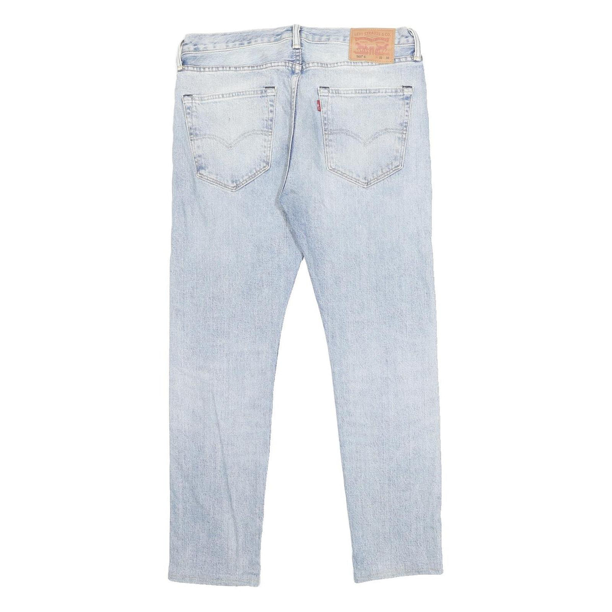 LEVI'S 501S Mens Jeans Blue Slim Skinny Denim Light W33 L30 Classic Button Fly