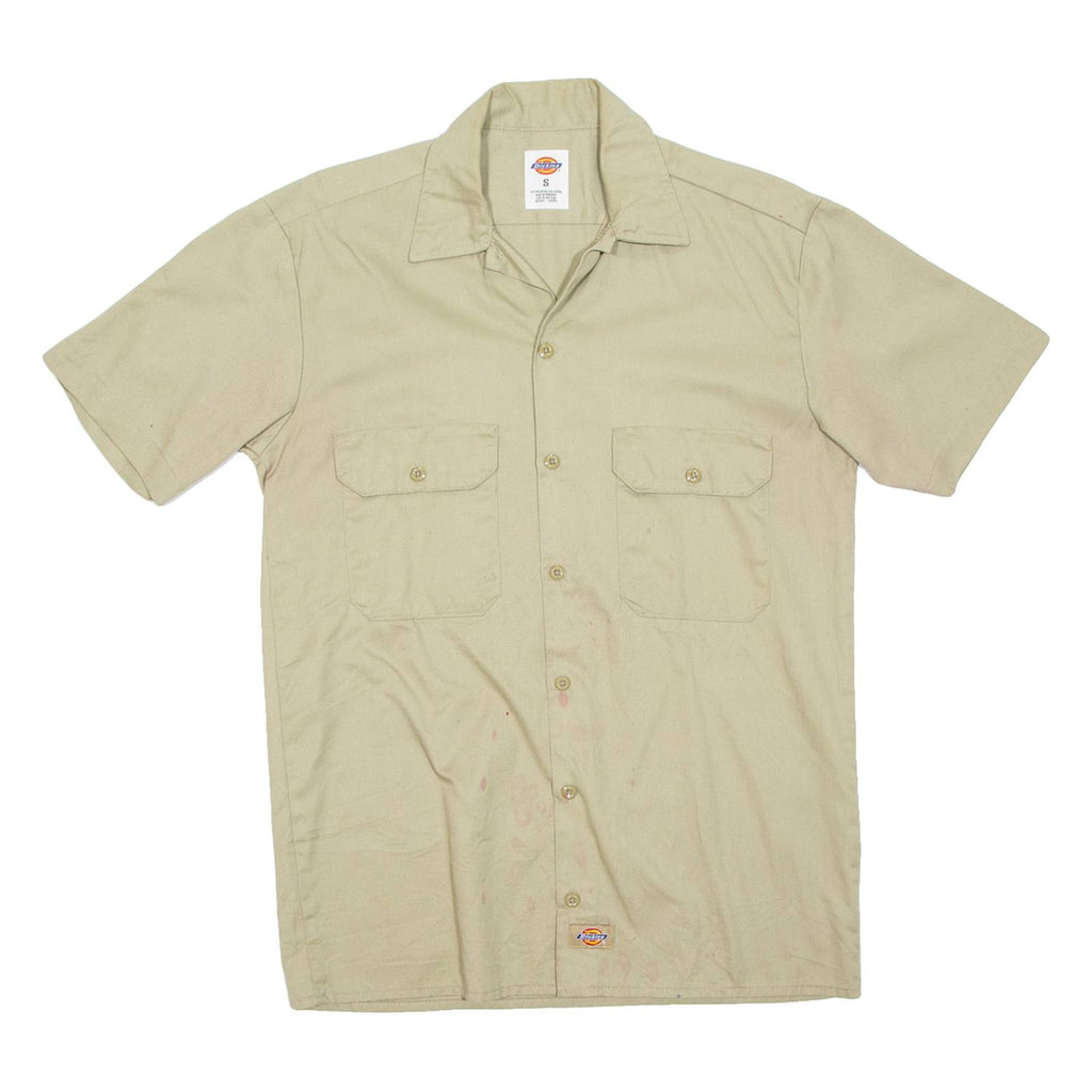 DICKIES Mens Worker Shirt Beige S
